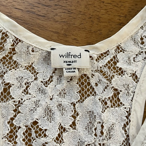 Wilfred off white appliqué tank top sz xs - Picture 4 of 4